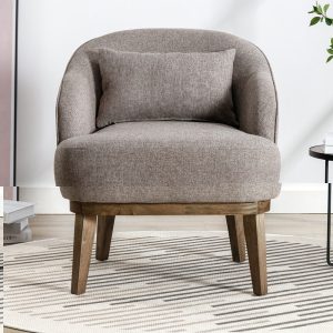 Modern Design Armchair Accent Chair with Pillow