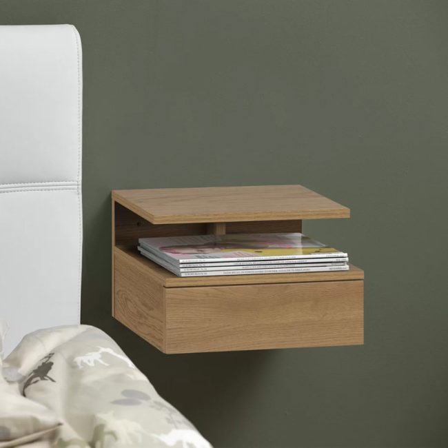 Modern Wall Mounted Nightstand