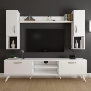 Get it today TV Cabinet with Wall Shelf