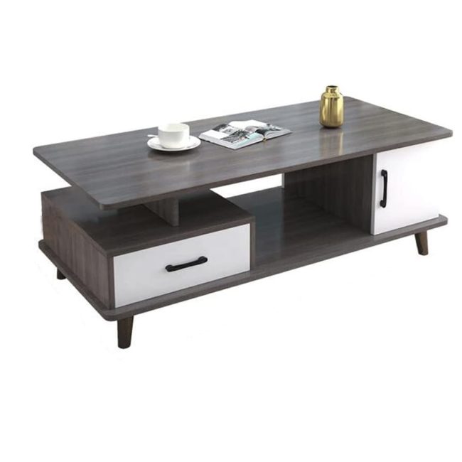 Multifunctional coffee table with drawers and storage