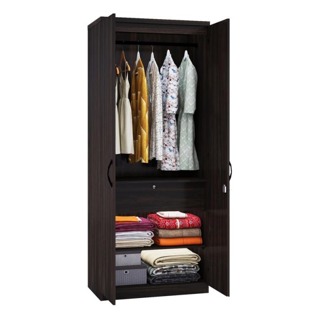 Nora Engineered Wood 2 Door Wardrobe