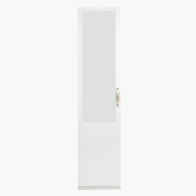 Premium 1-Door Wardrobe with Mirror