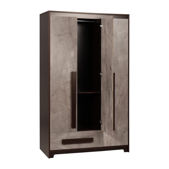 Regal Grand 3 Door Wardrobe in Marble Finish