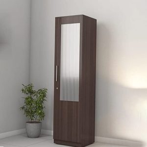 Browse now Single Door Wardrobe Walnut Finish