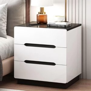 Sleek Design 3drawers Bedside Table