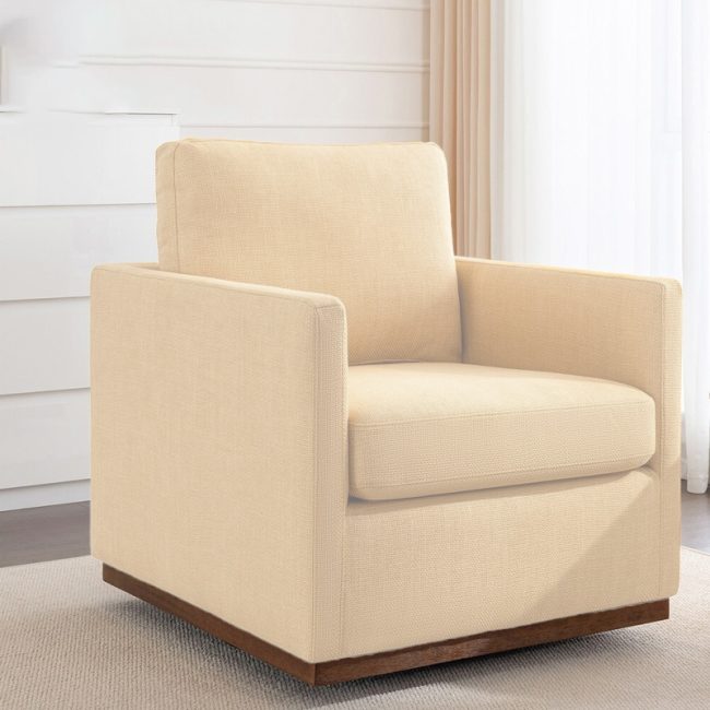 Sleek designs Modern Thick Upholstered Armchair