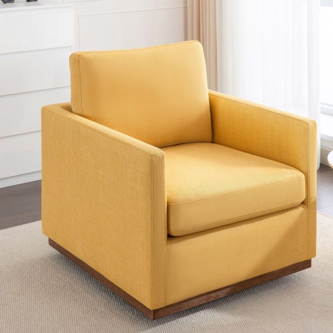 Sleek designs Modern Thick Upholstered Armchair