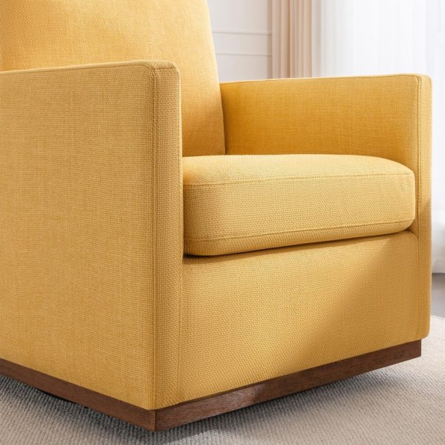 Sleek designs Modern Thick Upholstered Armchair