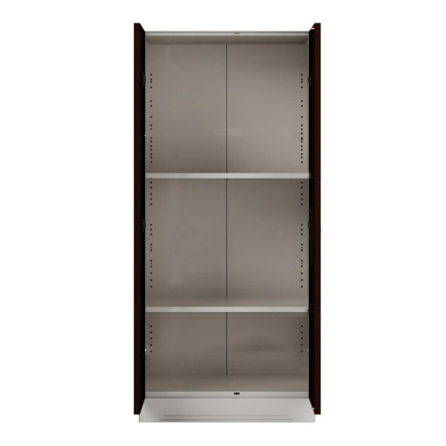 Slimline 2 Door Wardrobe in Russet Finish