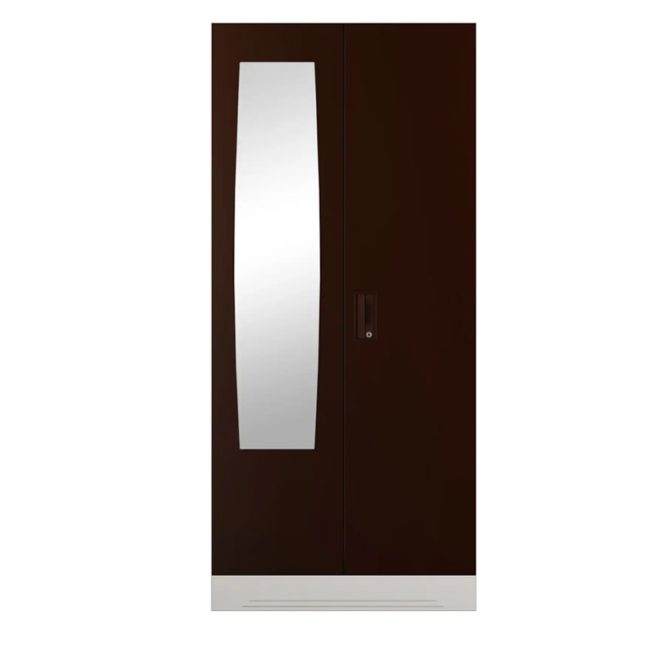 Slimline 2 Door Wardrobe in Russet Finish