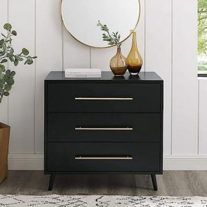 Purchase now Stylish District Nightstand in Black Finish