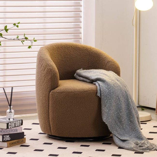 Swivel Minimalist Accent Armchair