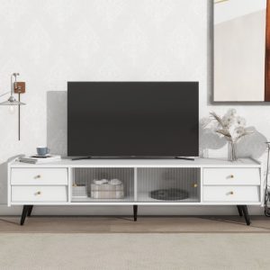 Order now Television cabinets with Golden Metal Handles