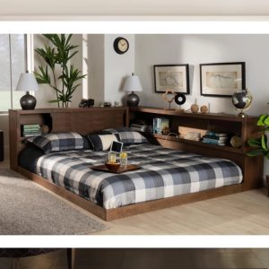 Shop Today FSM Wood Queen Platform Storage Bed