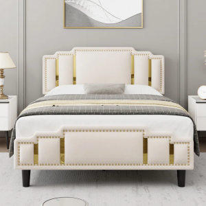 FSM Velvet Upholstered Bed Frames