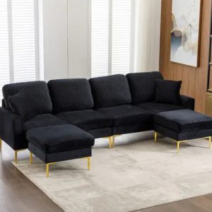 Shop now European Style U Shape Fabric Sofa