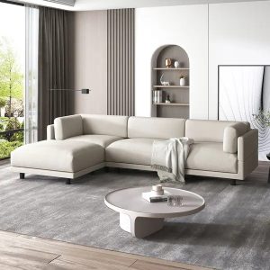 Sectional Sofa, L-Shaped Couch with Reversible Chaise