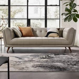 Shop now FSM 3 Seater Leather Sofa