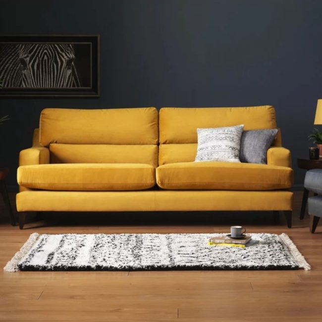 Romilly 4 Seater Fabric Sofa