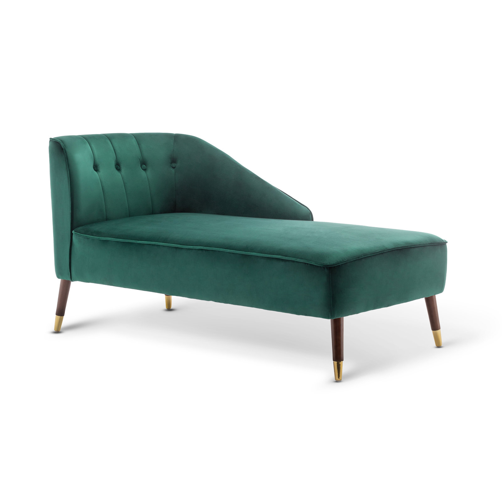 Bert Velvet Chaise Lounge