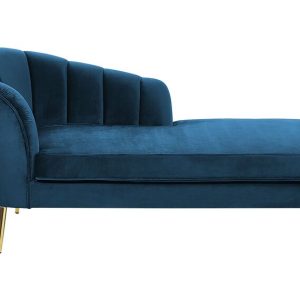 Order now Aleer Left Hand Velvet Chaise Lounge