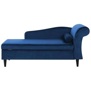 Louiro Left Hand Velvet Chaise Lounge