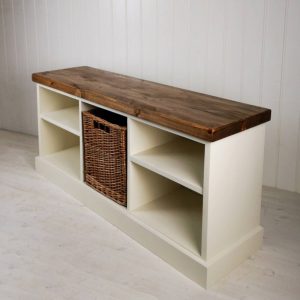 FSM Large Storage Bench with Rustic Top