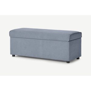 FSM Velvet Upholstered Storage Bench