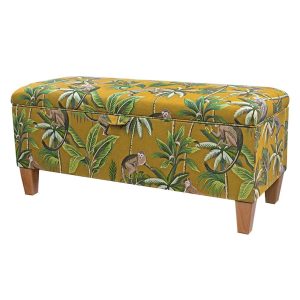 Luxury Upholstered Storage Ottoman Bench