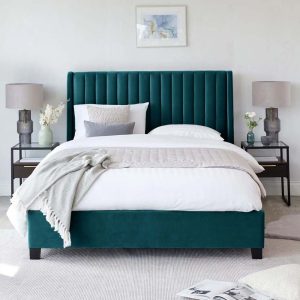 Buy Today Audrey Tufted Wingback Bed