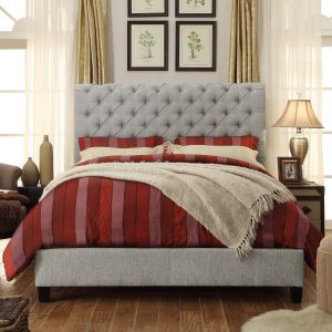 FSM Chesterfield Rolled Out Tufted Upholstered Bed | Limited time