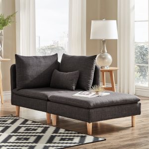 Castleberry Modern Style Chaise with Ottoman Order now