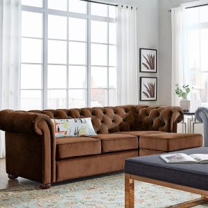 Shop today Prato Tufted L Shape Sectional Sofa