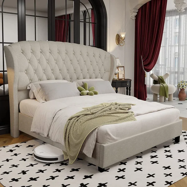 FSM Chesterfield Headboard Bed Frame