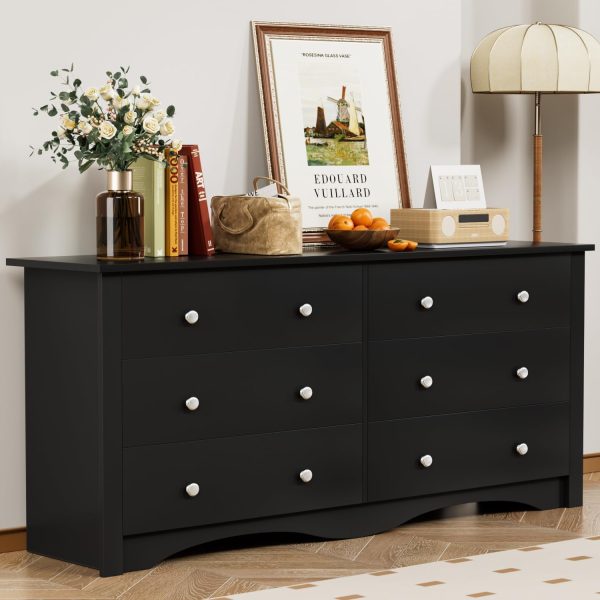 FSM Wide 6 Drawers of Chest Storage Organizer