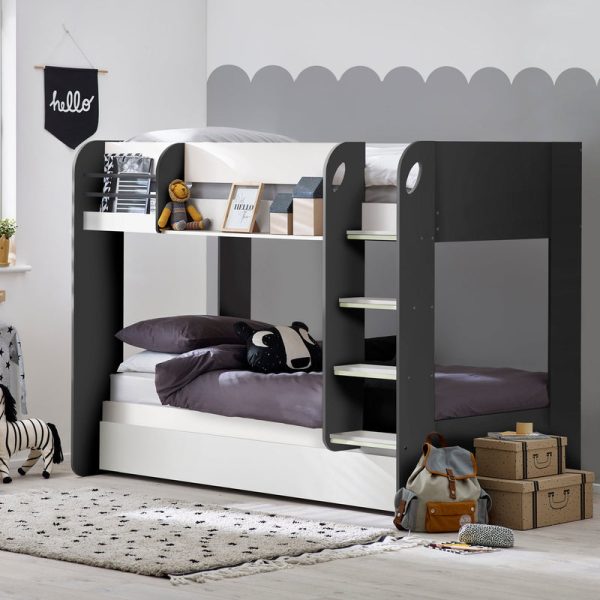 Mars Bunk Bed in Grey Oak