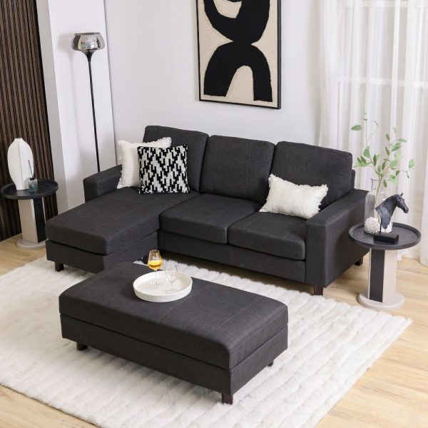 Celestial Luxe 3-Piece Ottoman Sofa