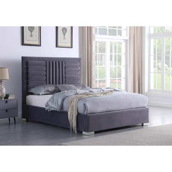 FSM Anita Velvet Platform Bed
