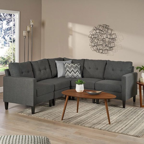 Emmie Mid-century Modern Sofa Set