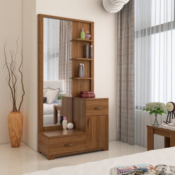 FSM Engineered Wood Dressing Table with Mirror
