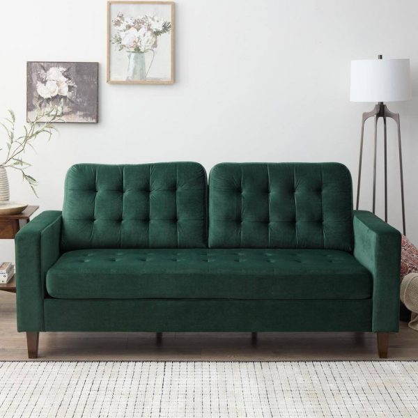 FSM 3-Seat Square Arm Sofa with Removable Cushions