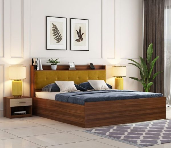 High Quality MDF Theresa Bed with Box Storage