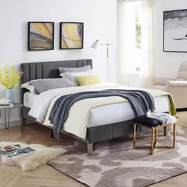 Kayden Tufted Upholstered Stylish Bed Design