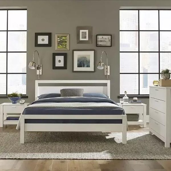 Loft Platform Bed in Solid Wood