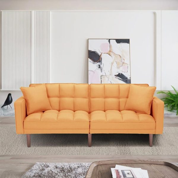 Mcbain Square Arm Futon Sofa
