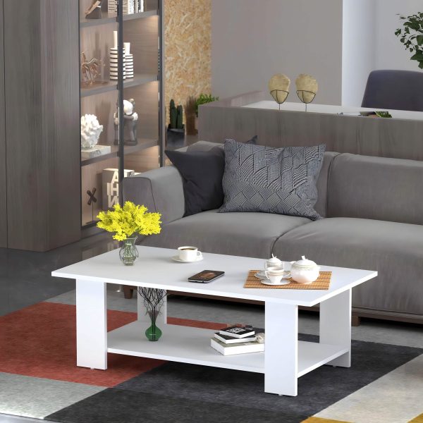 Minimalist Center Table White