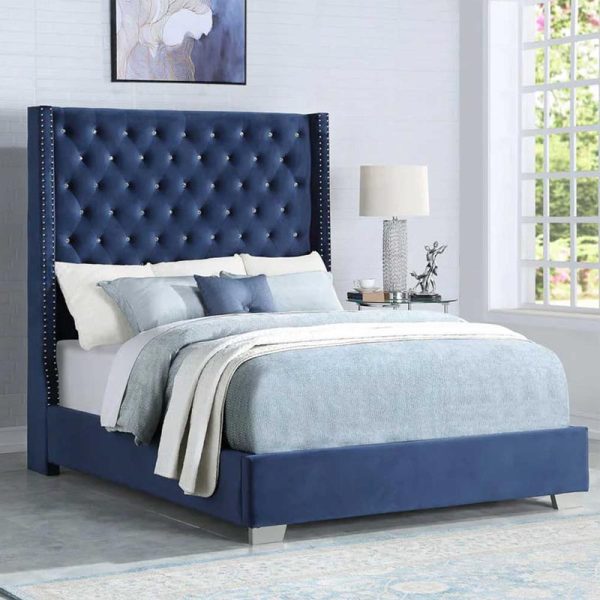 Modern Bed Design with Diamond-Shaped