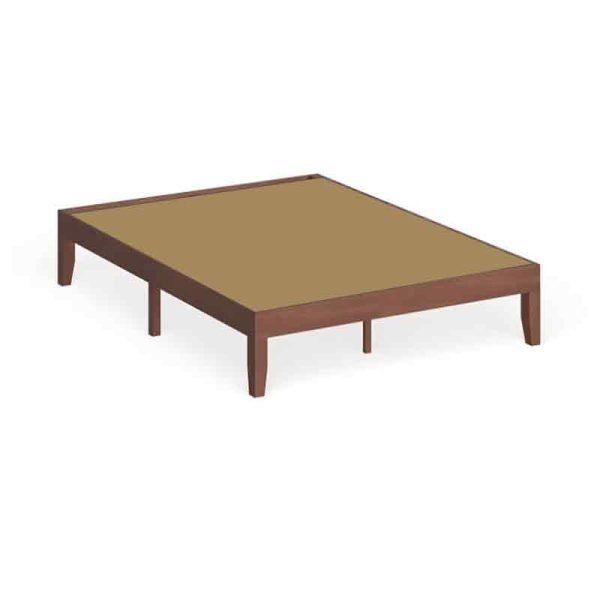 Unique Platform Bed in Solid Wood