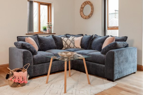 Colbee Slightly Curve Arm Large Corner Sofa