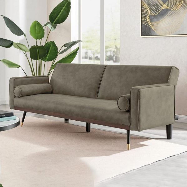 3 Seater Upholstered Sofa with wooden legs